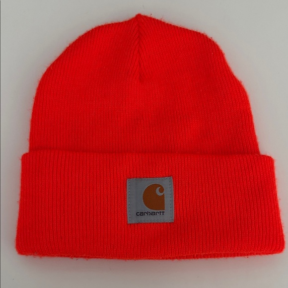 Carhartt Other - Carhartt Bright Orange Knit Hat